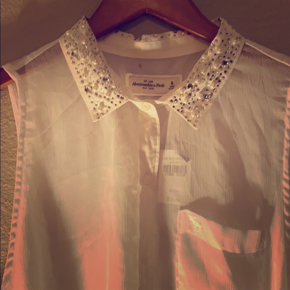 Beautiful mesh see through top